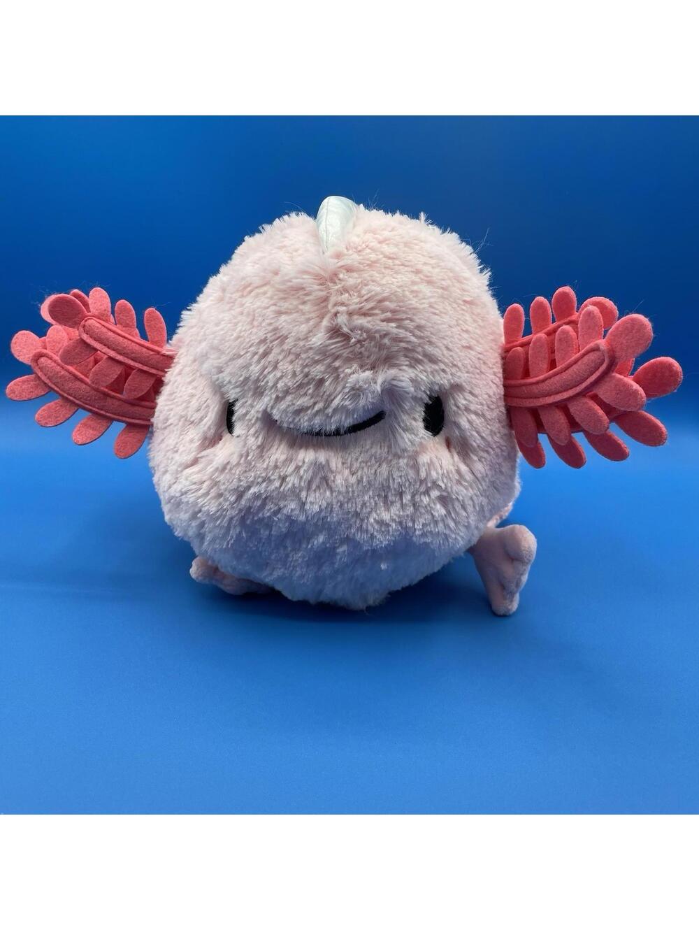 Squishable Pink Axolotl Plush Toy 7" x 10" Stuffed Animal - SOHO NYC